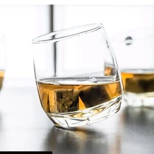 SAGAFORM Rocking Whiskey Tumbler Glasses 6.75 oz-Set of 6
